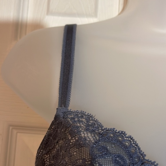 Victoria's Secret Dream Angels Lined Demi Padded Underwire Gray Bra 32DD - Picture 8 of 16